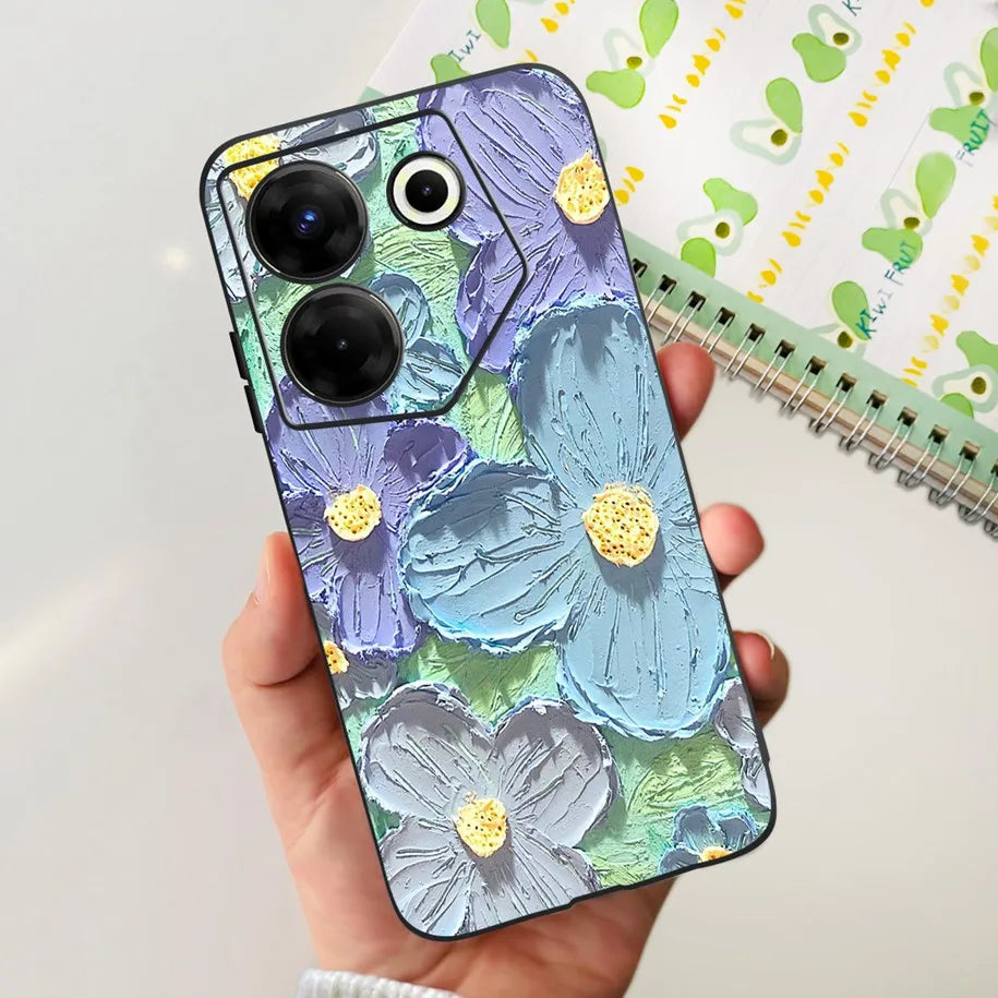 pastel floral phone case for samsung