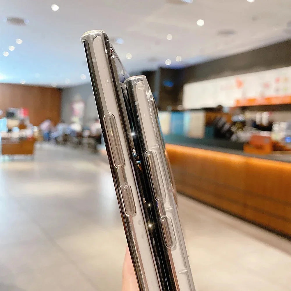 Tecno Camon glitter phone case side view