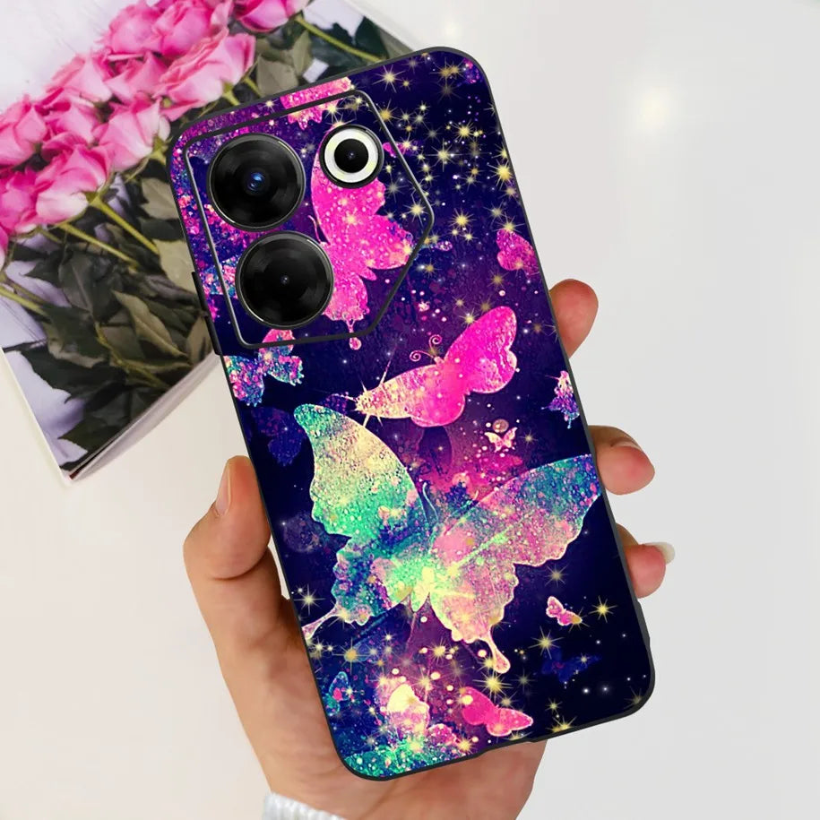 Samsung phone case colorful galaxy splash art.
