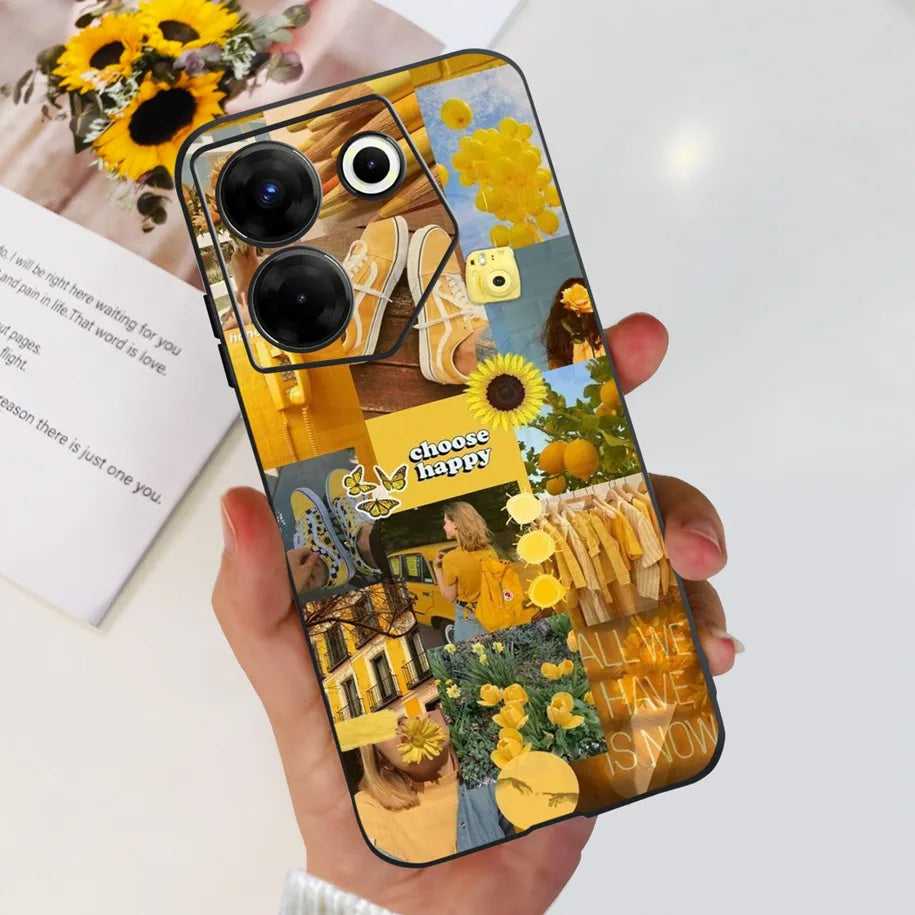 Fonecesory aesthetic phone case:camon 20 pro